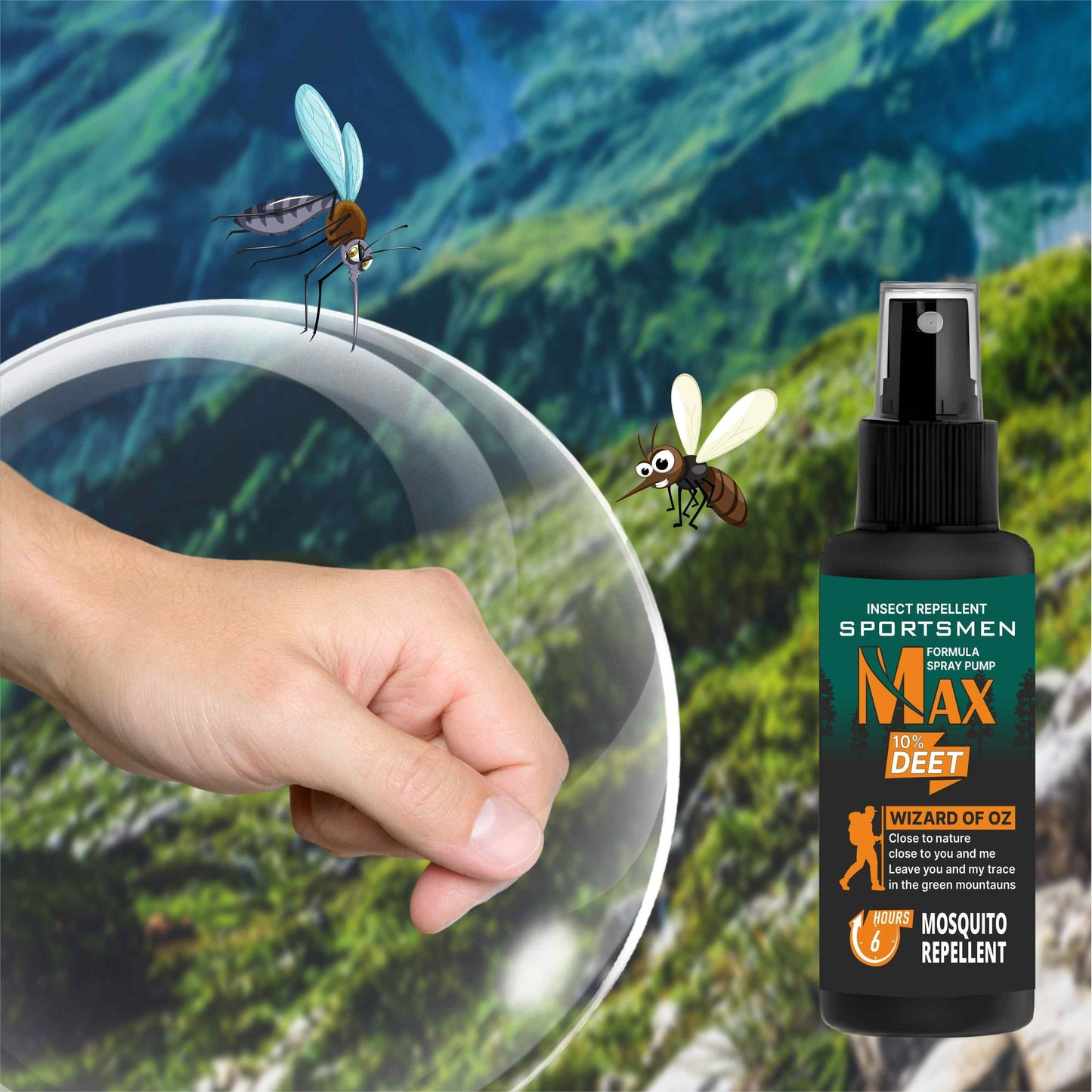 💥Hot Sale💥Deet Mosquito and Insect Repellent Spray (Buy 1 Get 1 Free)