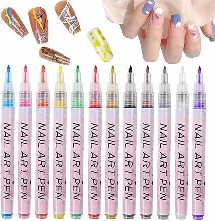 ✨🔥Last Day Special Sale 50% OFF✨12 Colors Nail Art Pens Set