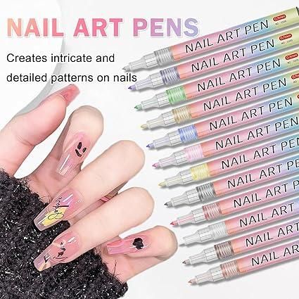 ✨🔥Last Day Special Sale 50% OFF✨12 Colors Nail Art Pens Set