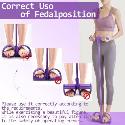 🔥8-Tube Pedal Resistance Device