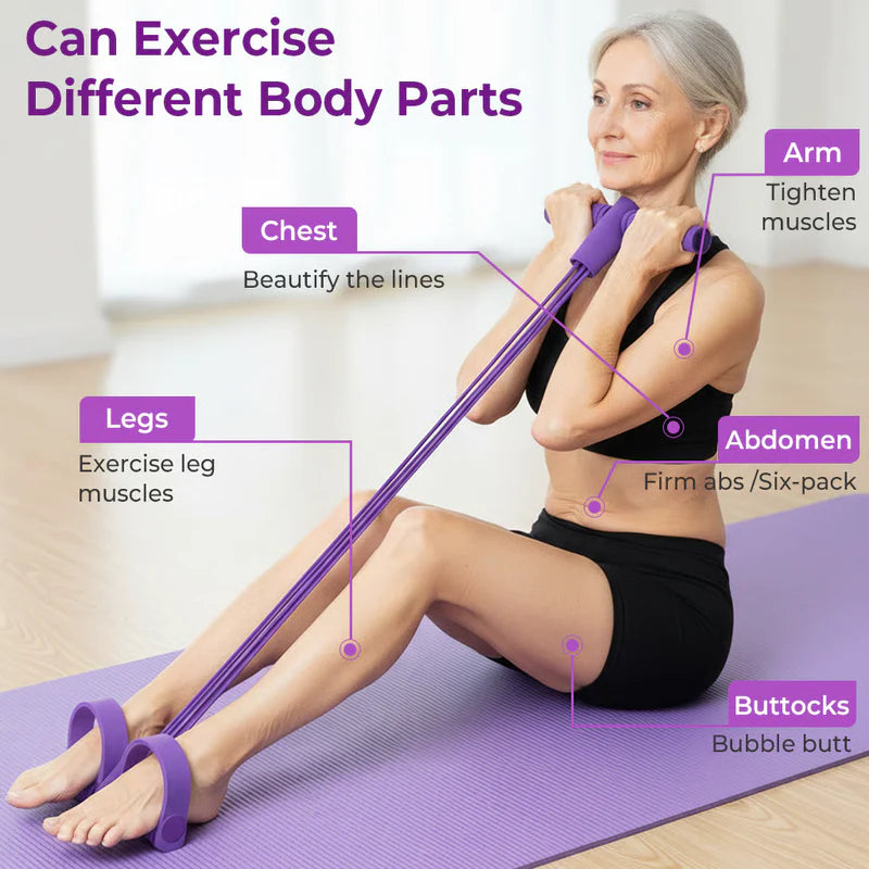 🔥8-Tube Pedal Resistance Device