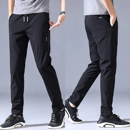 Pack of 3 Offer 😍 Premium Lycra Men's Track Pants | Black, Blue & Grey