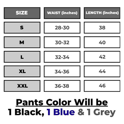 Pack of 3 Offer 😍 Premium Lycra Men's Track Pants | Black, Blue & Grey